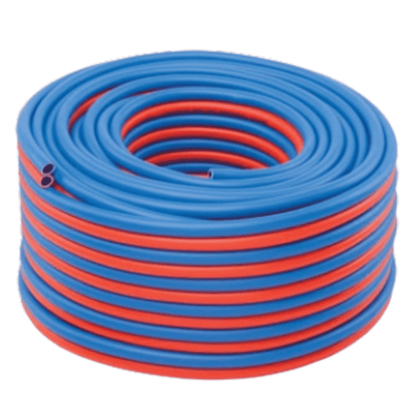 خرطوم غاز مجوز 3 طبقات 50 متر / PVC Twin Gas Hose 20-40 Bar